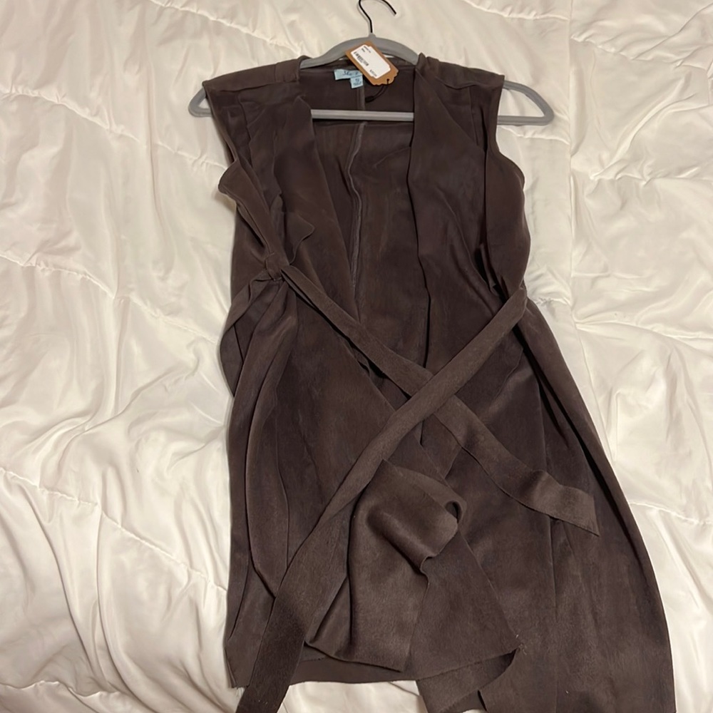 Suede duster